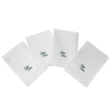 Cin Cin Dinner Napkins Set of 4 in Green