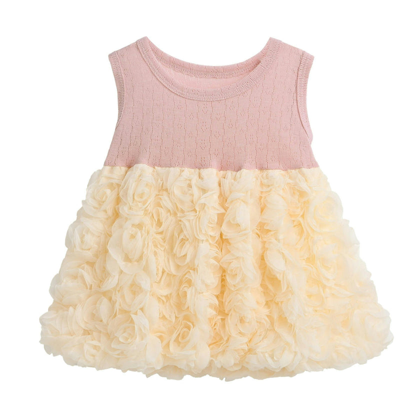 Pink Rose Rabbit Cardigan Dress