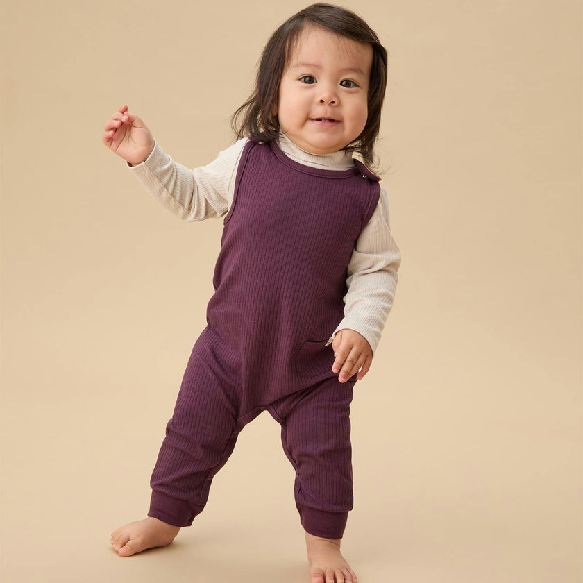 Ribbed Overalls