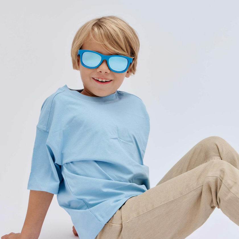 Polarized Navigator Sunglasses: Midnight Blue