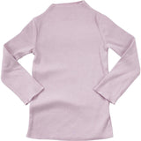 Rib Mock Neck Long Sleeve Top
