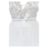 White Demi Glitter Dress