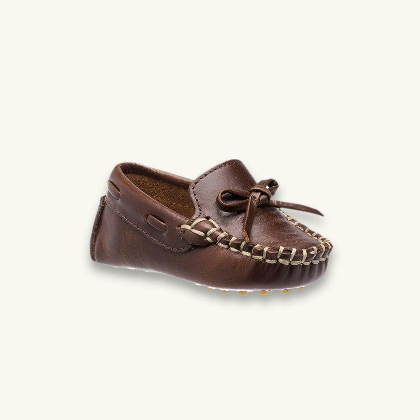 Baby Driver Loafer | Brown Leather