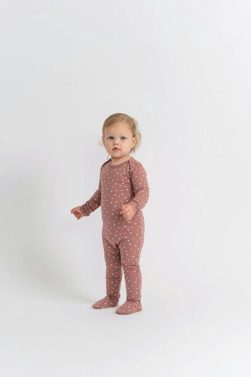 Snap Front Fleece Romper