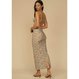 Petal Long Slip Dress