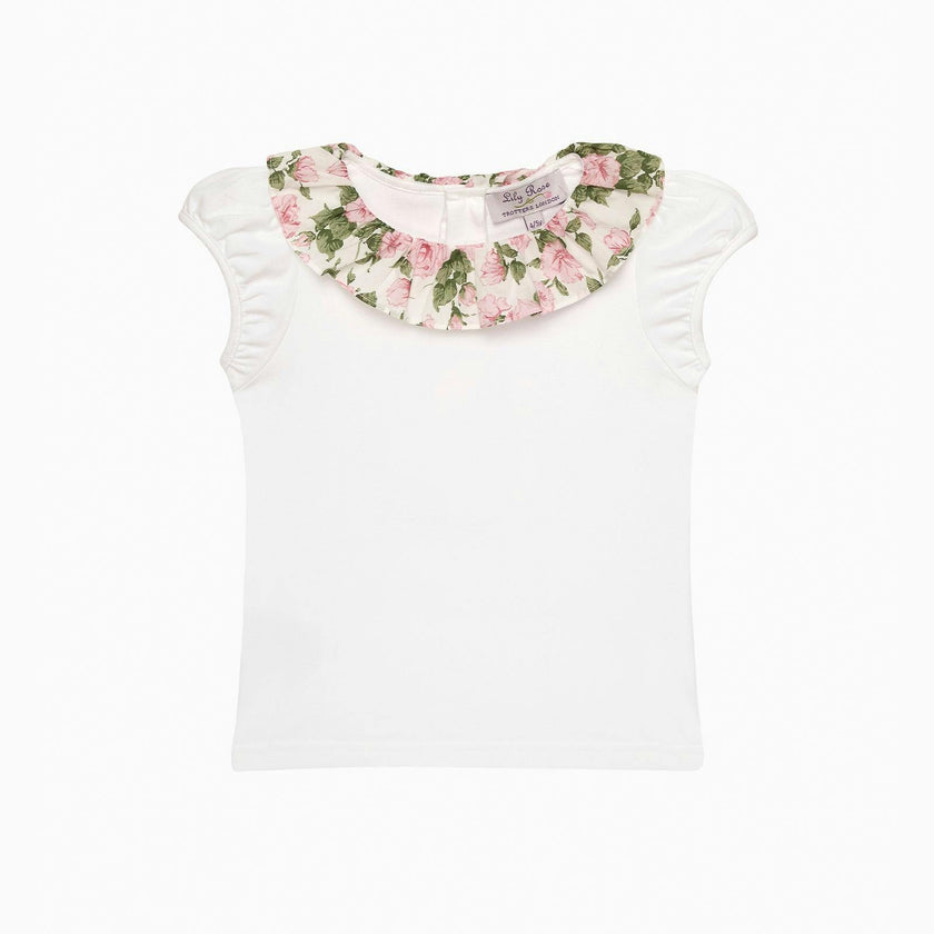 Carline Rose Willow Jersey Top in Pink
