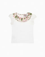 Carline Rose Willow Jersey Top in Pink