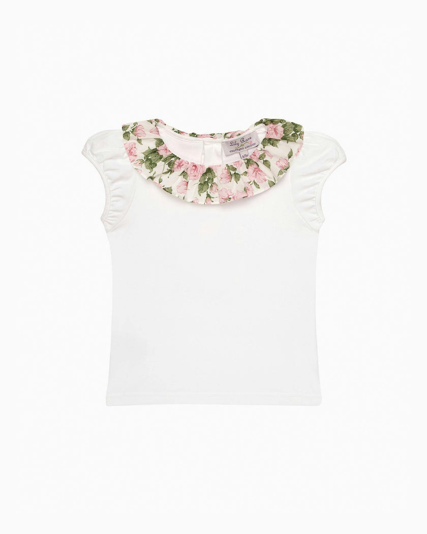 Carline Rose Willow Jersey Top in Pink