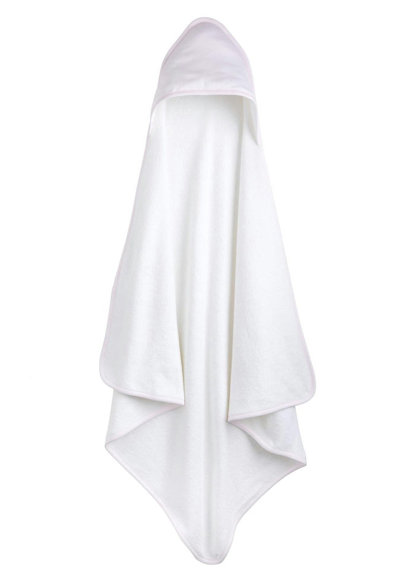 Hooded Towel - Pink Stripe