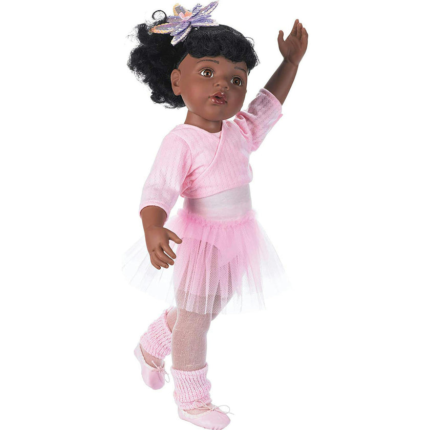 Hannah at The Ballet - 19.5" African American Poseable Doll with Extra Outfit