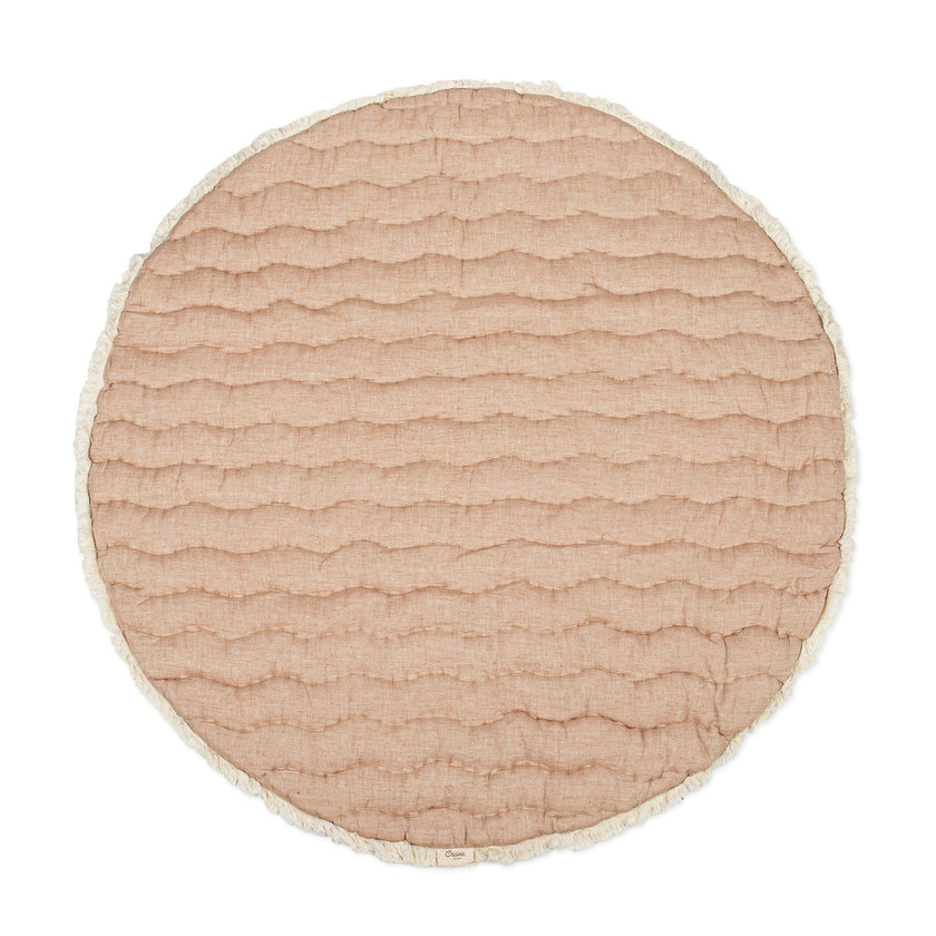 Ezra Woodland Animal Cotton Quilted Baby Play Mat