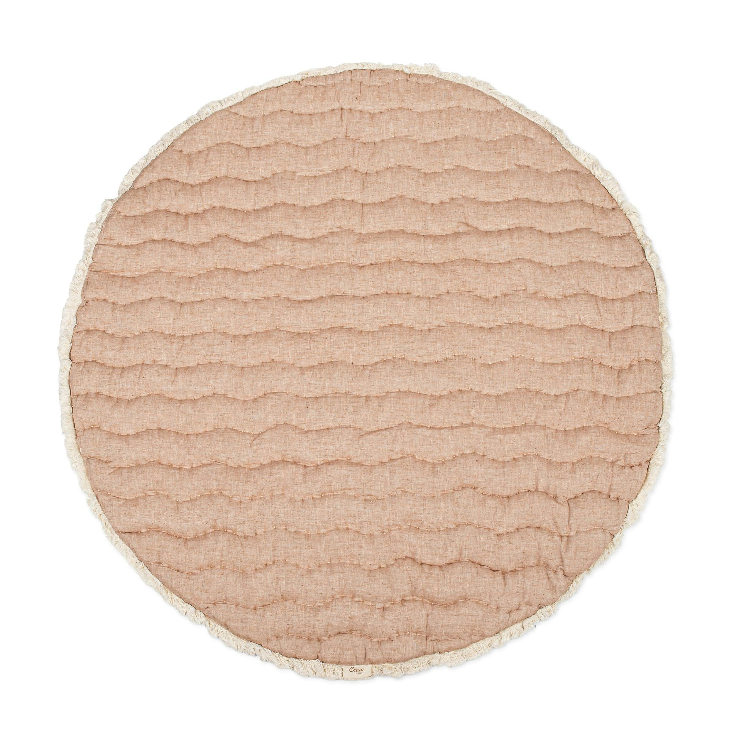 Ezra Woodland Animal Cotton Quilted Baby Play Mat