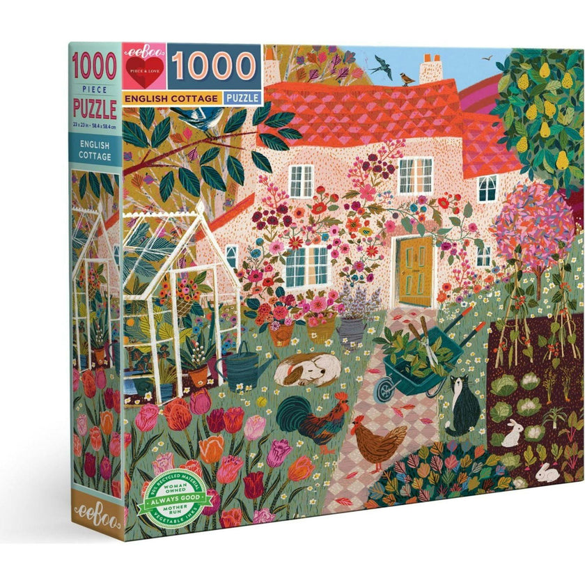 Piece and Love English Cottage Jigsaw Puzzle