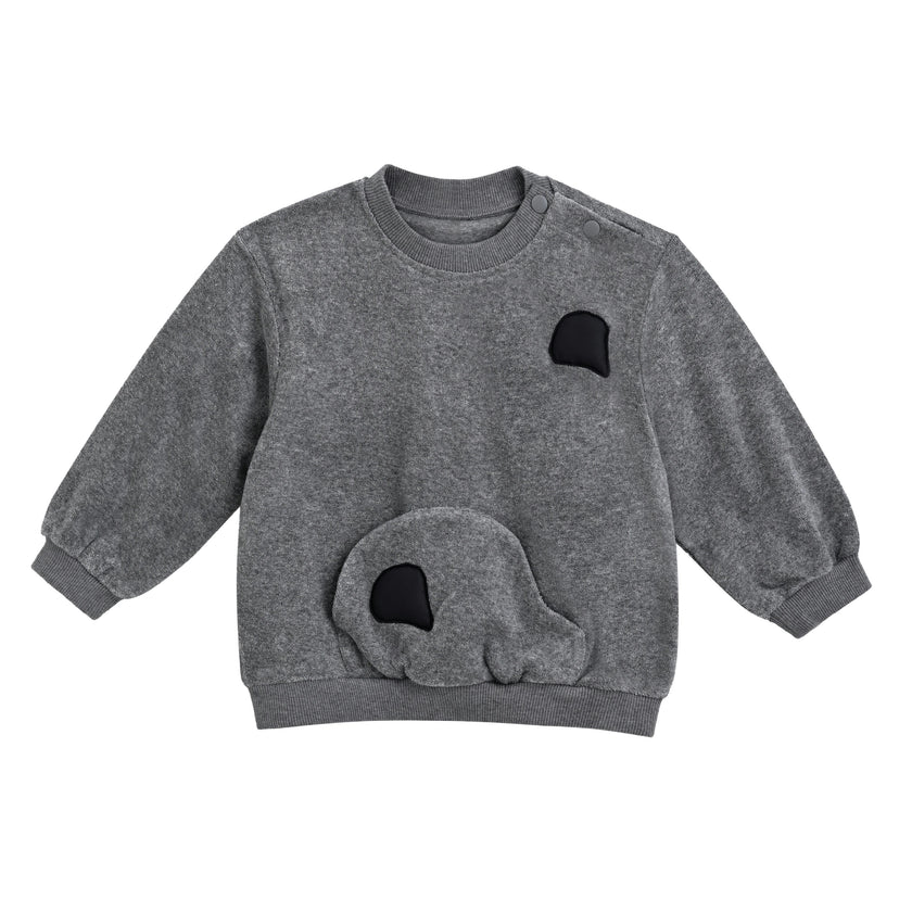 Gray Cotton Spot Set