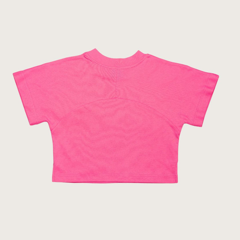 Blue Rory Oversized embroidered logo T-shirt