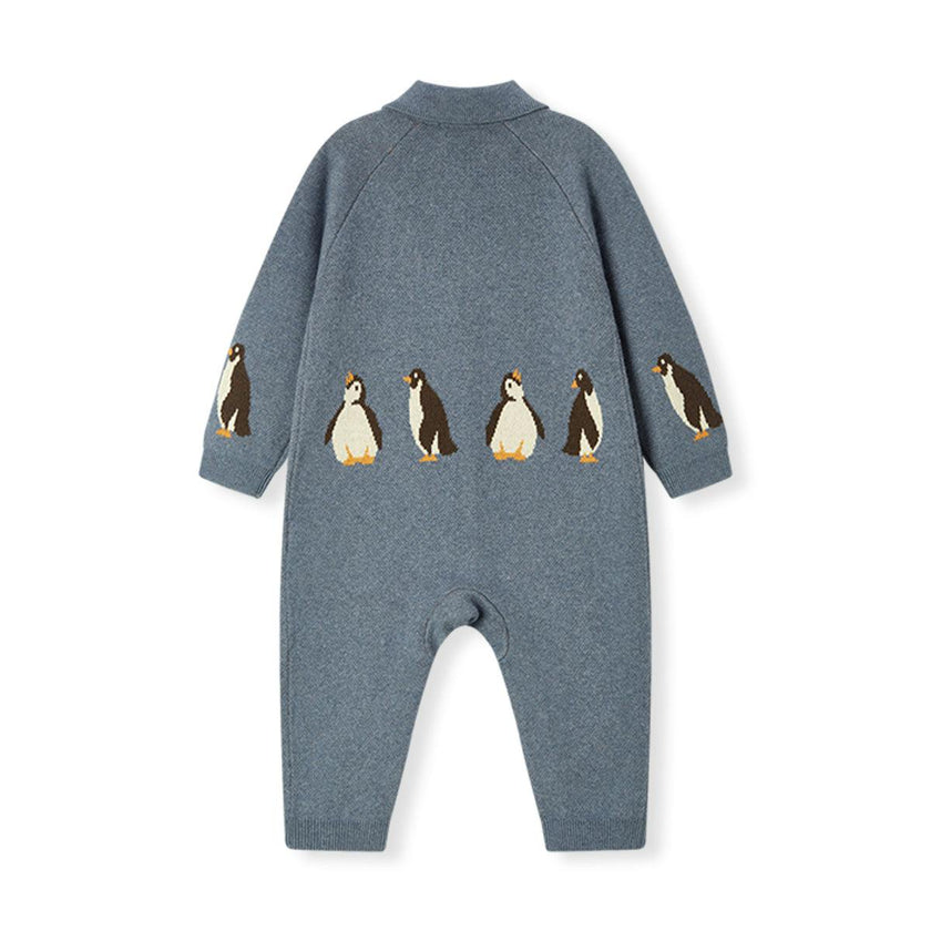 Family Knitted Collar Jumpsuit
