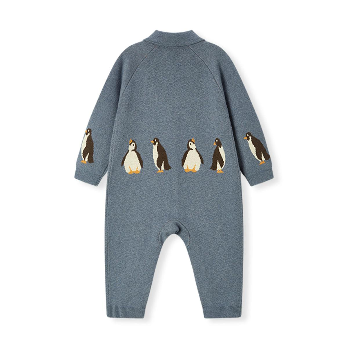 Family Knitted Collar Jumpsuit