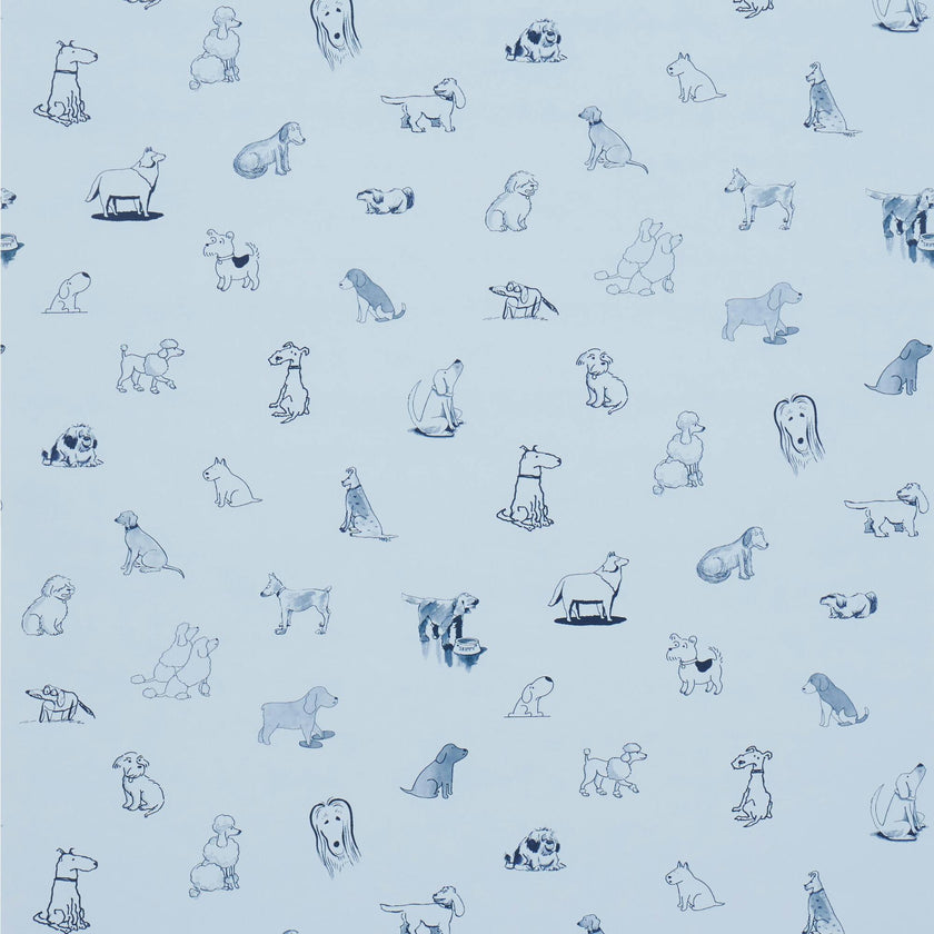 Good Dogs Everywhere Woven Wallpaper