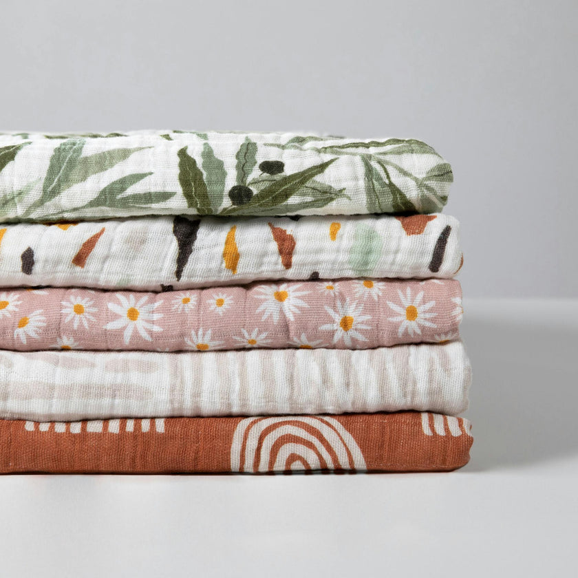 Organic Muslin Cotton Swaddle