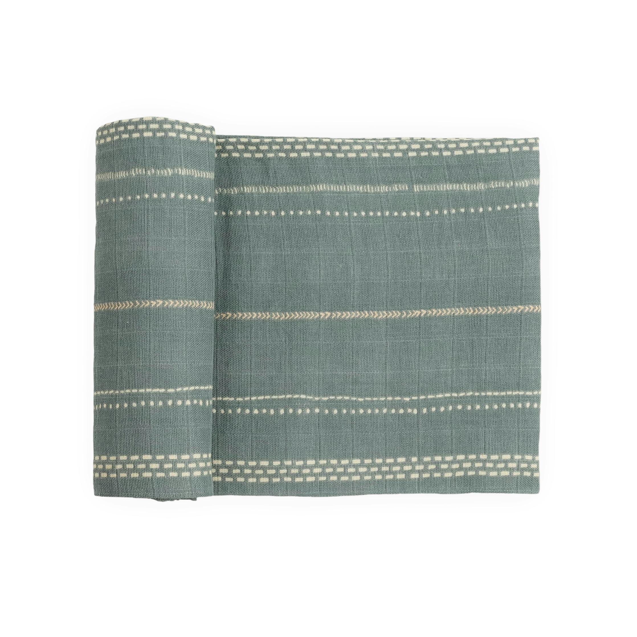 Organic Cotton Muslin Swaddle Blanket - Stillwater Stitch