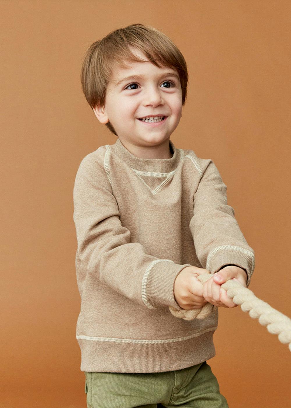 Raglan Sleeve Fleece Sweatshirt
