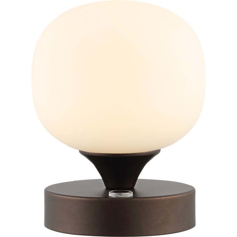 Owen 6.13" Bohemian Farmhouse Iron Rechargeable Integrated LED Table Lamp