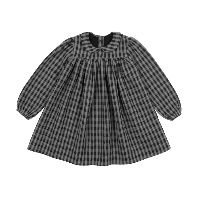 Plaid Collar Dress