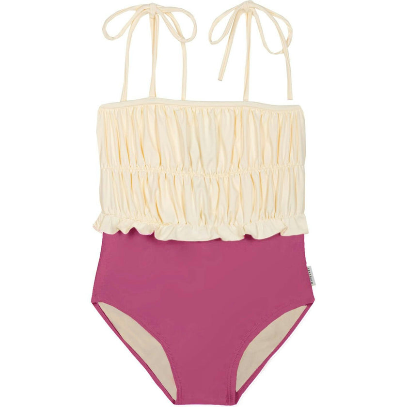 Mipounet SS26 Julieta, Swimwear Ecru Pink Posh