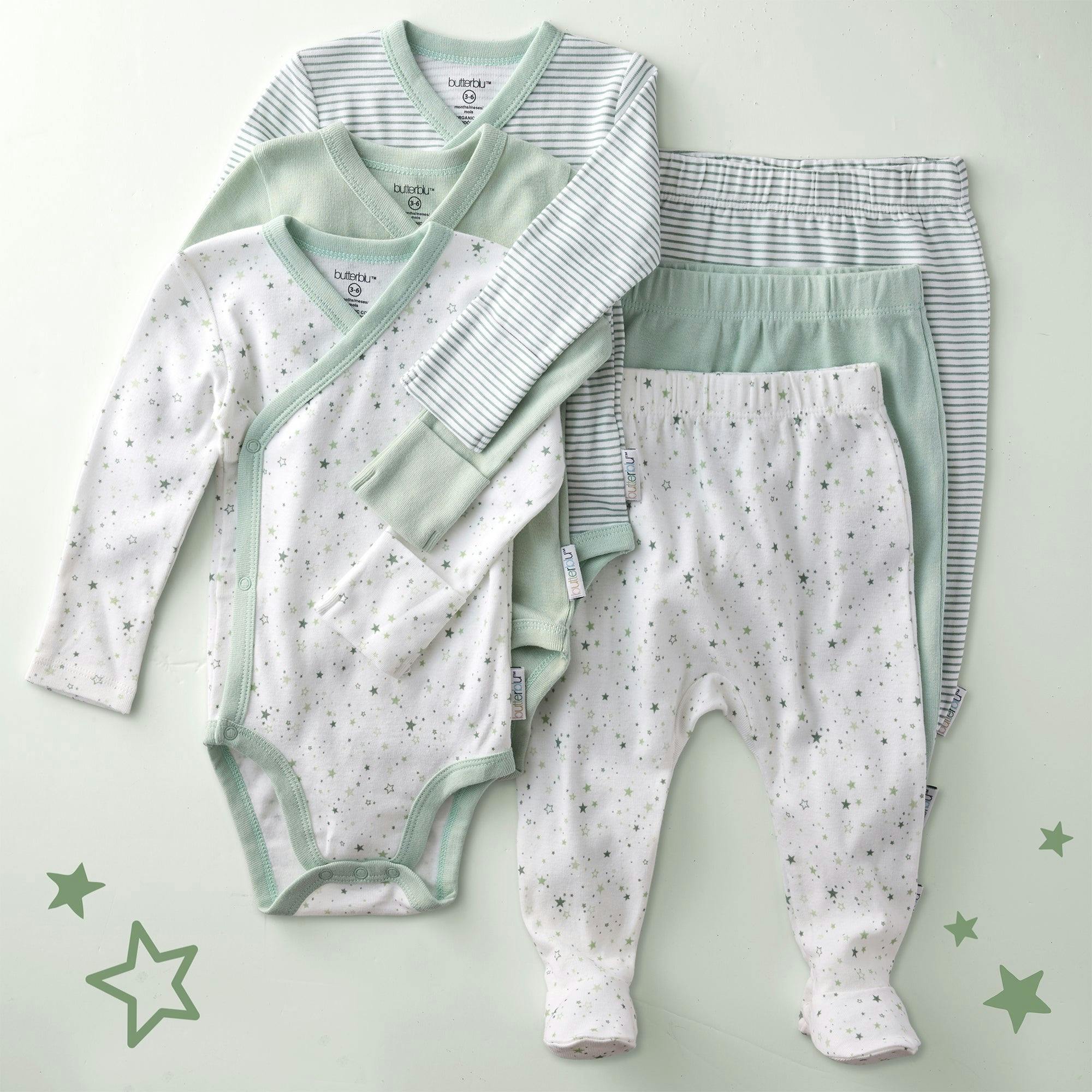 STERLING 3-Pack Side Snap Bodysuit