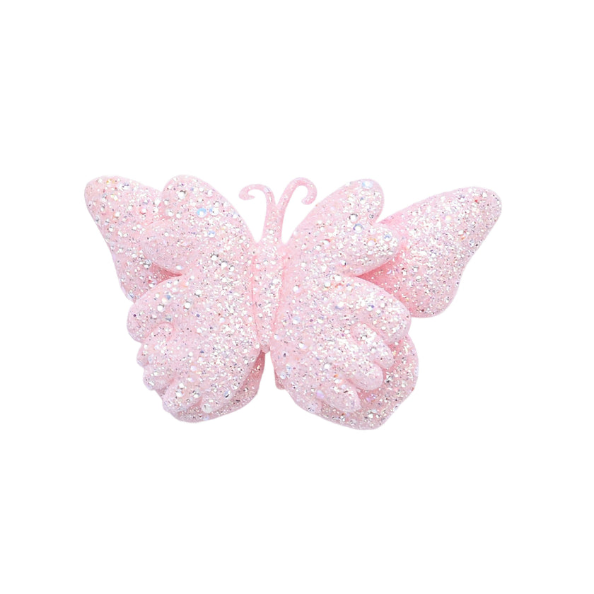 Glitter Butterfly Clip Set