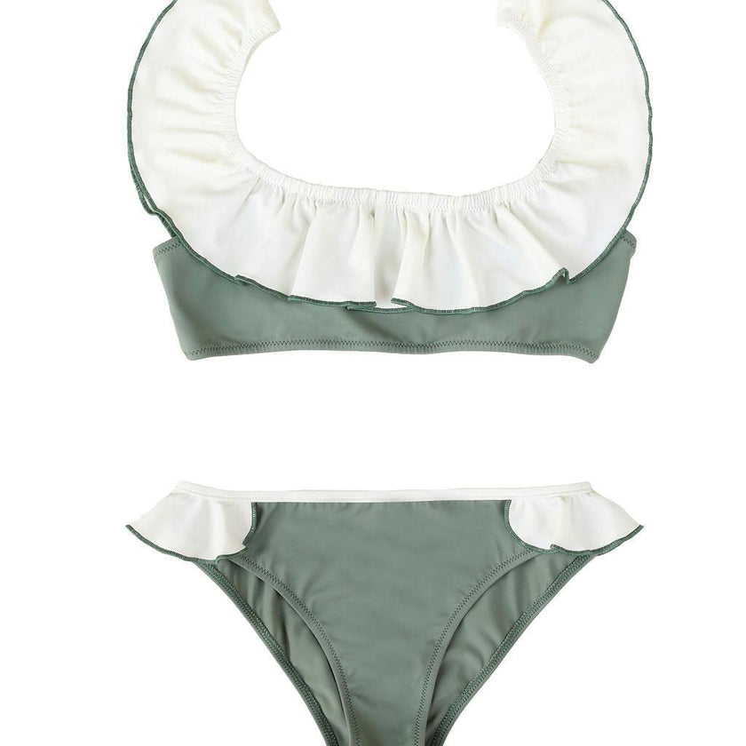 Elisa Bikini Sage Green And Ivory
