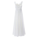 White Lenelle Rose Applique Gown
