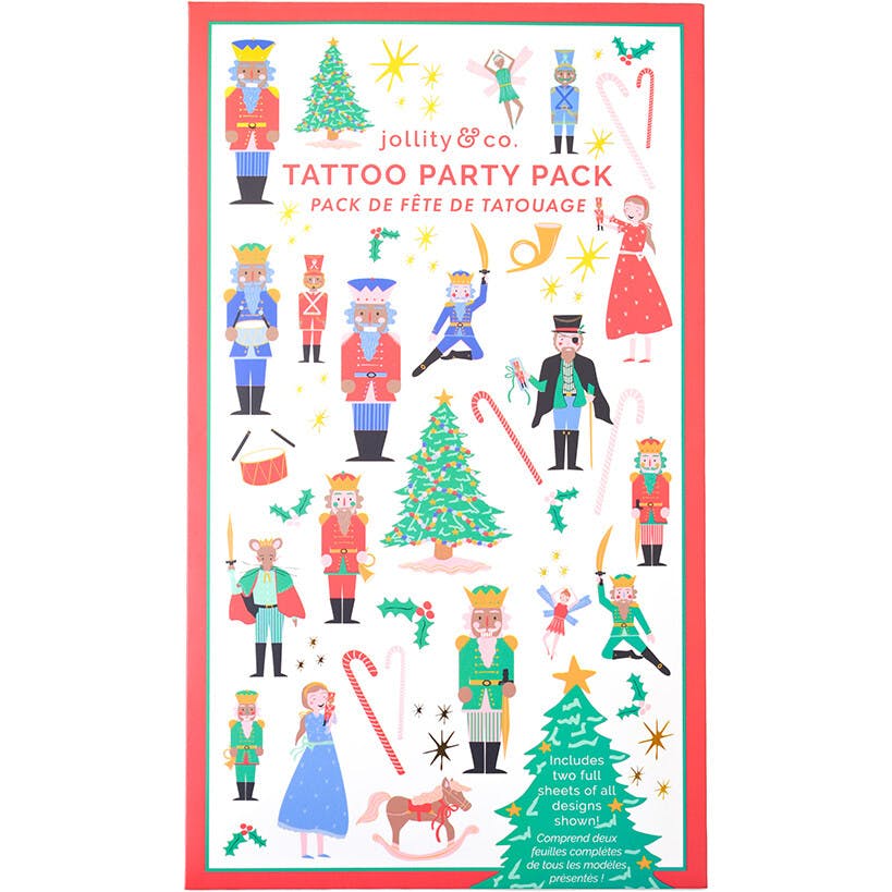 Nutcracker Tattoo Party Pack