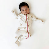 Giraffe Zippered Footie