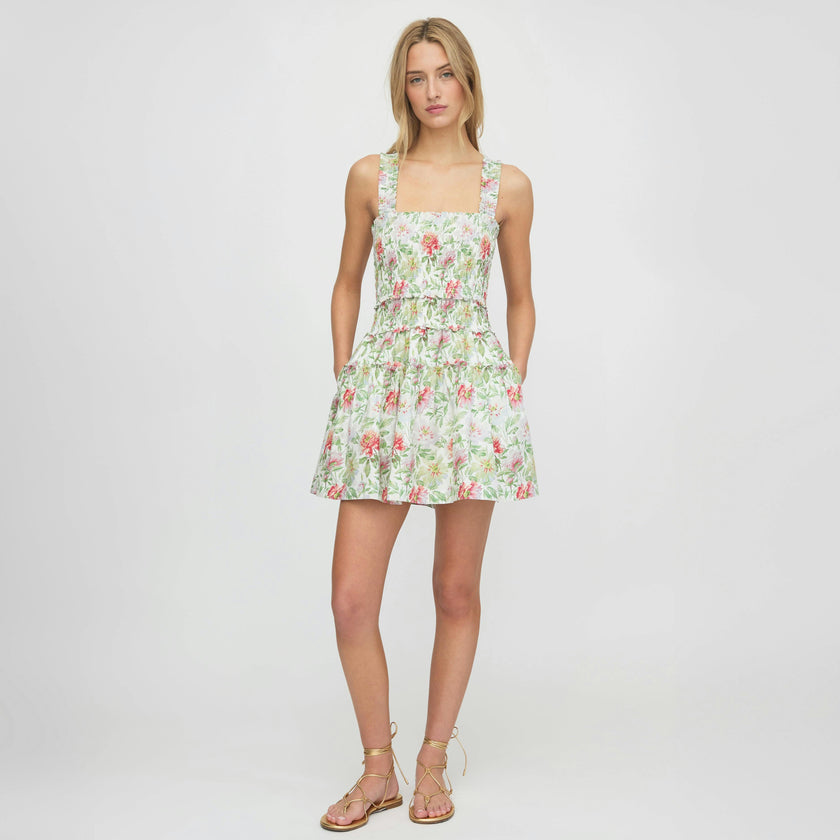 The Azalea Mini Nap Dress - Peony Chintz