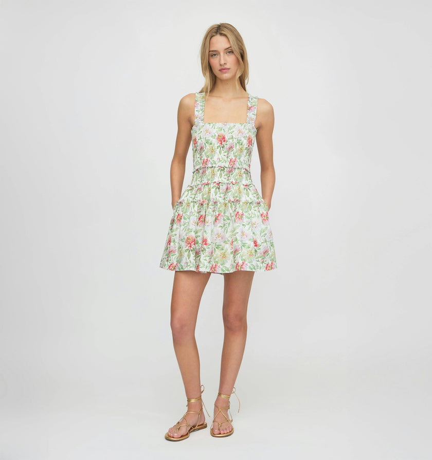 The Azalea Mini Nap Dress - Peony Chintz
