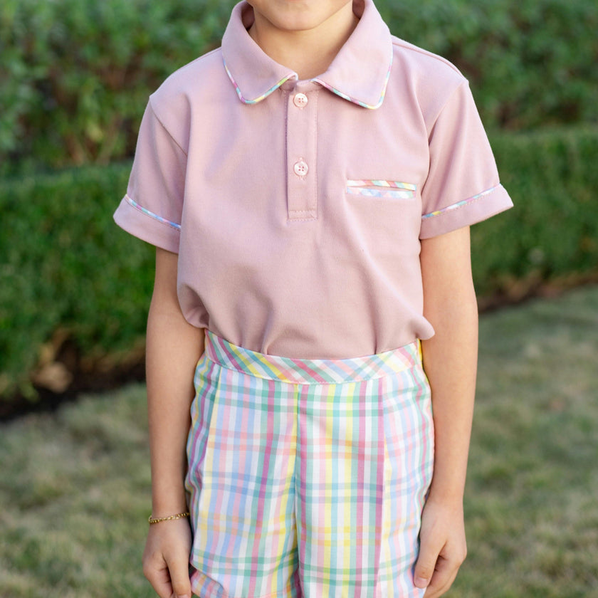 William Boy Polo Set - Pastel Gingham