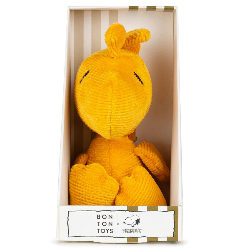 Plush PEANUTS WOODSTOCK Mini Corduroy Warm Yellow in Giftbox 6"