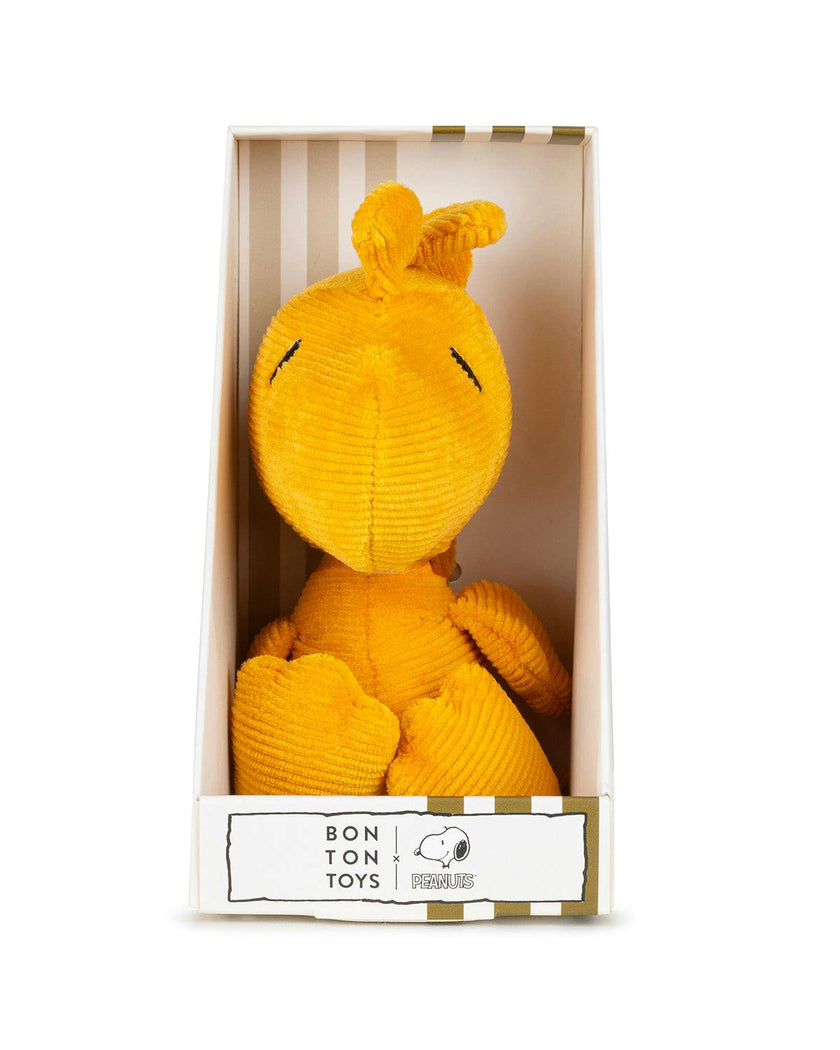 Plush PEANUTS WOODSTOCK Mini Corduroy Warm Yellow in Giftbox 6"