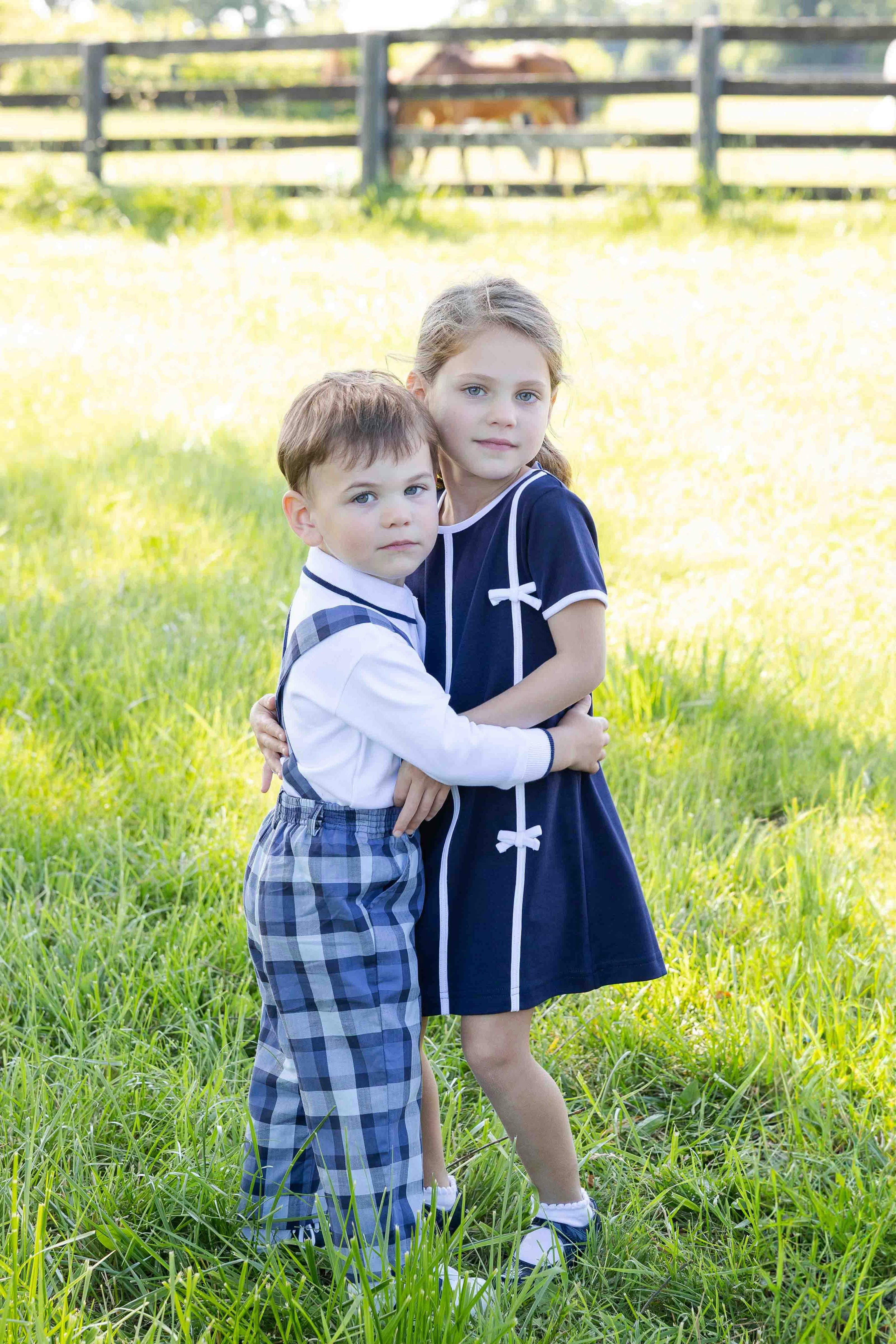 Knit Dress with Bows