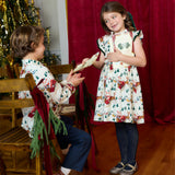 Boys Jack Shirt - Santa Sleigh