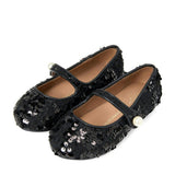 Elin 2.0 Sequins Pearl Button Mary Jane Shoes