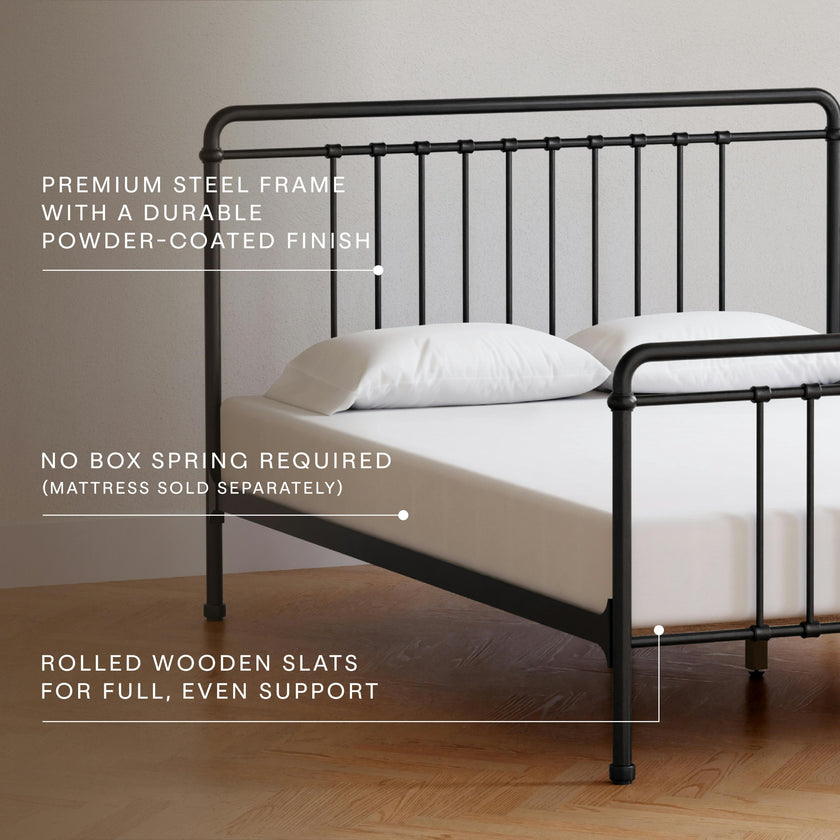 Winston Full Bed in Vintage Iron