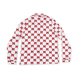 Festive Bows - Adult Long Sleeve Coat Style with Pants