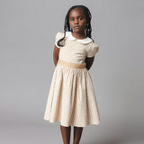 Organic Stretch Poplin Peter Pan Collar Dress
