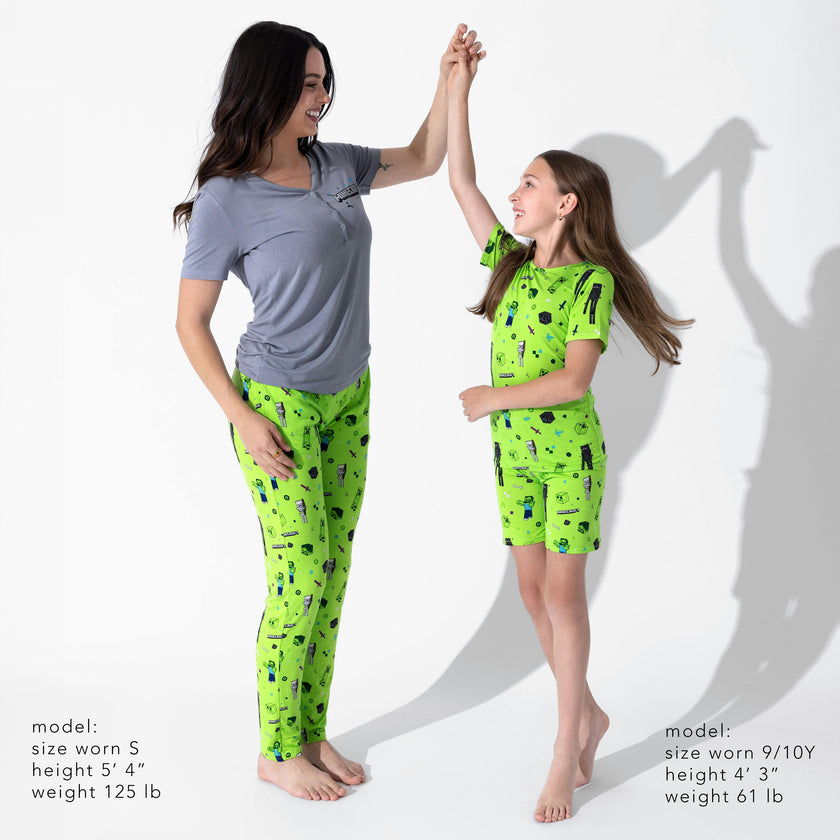 Minecraft: Mob Squad Bamboo Women's Pajama Set