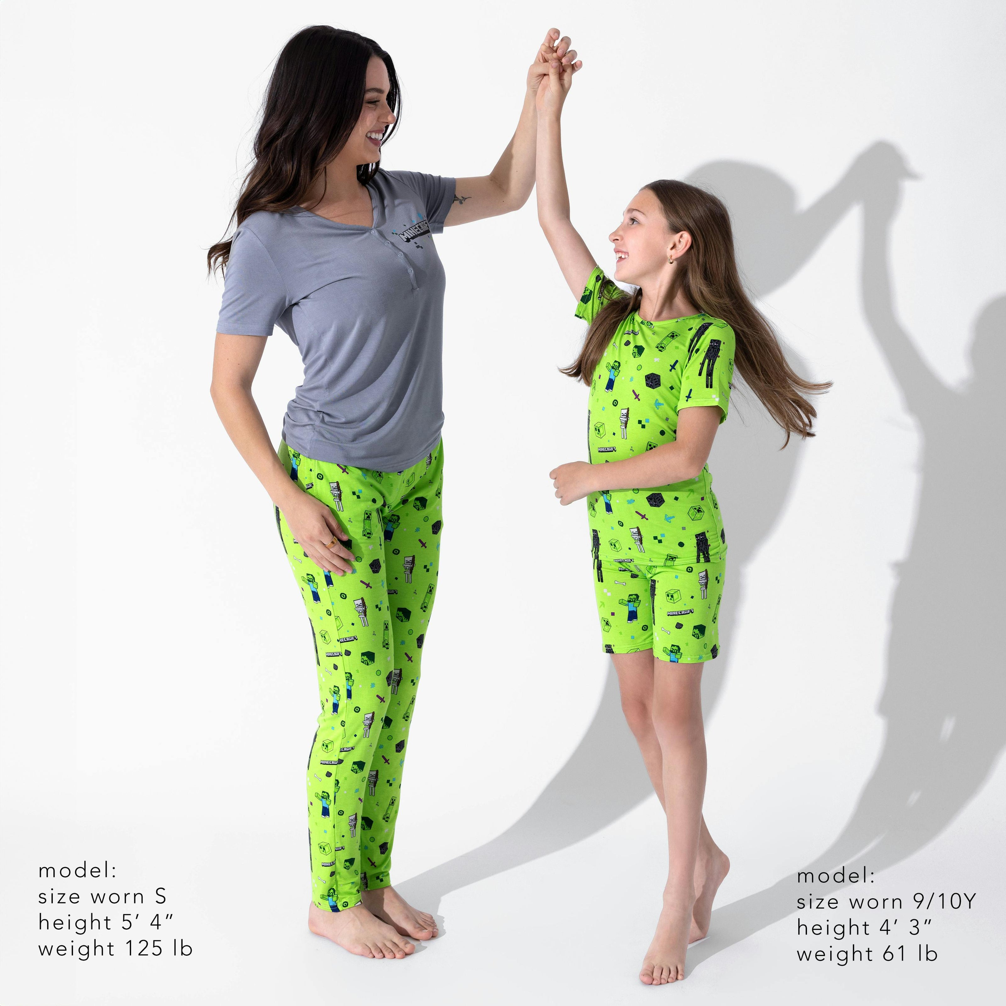 Minecraft Mob Squad Bamboo Women's Pajama Set