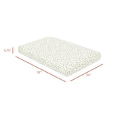 Mini Crib Sheet in GOTS Certified Organic Brushed Cotton in Ivory with Navy Stars
