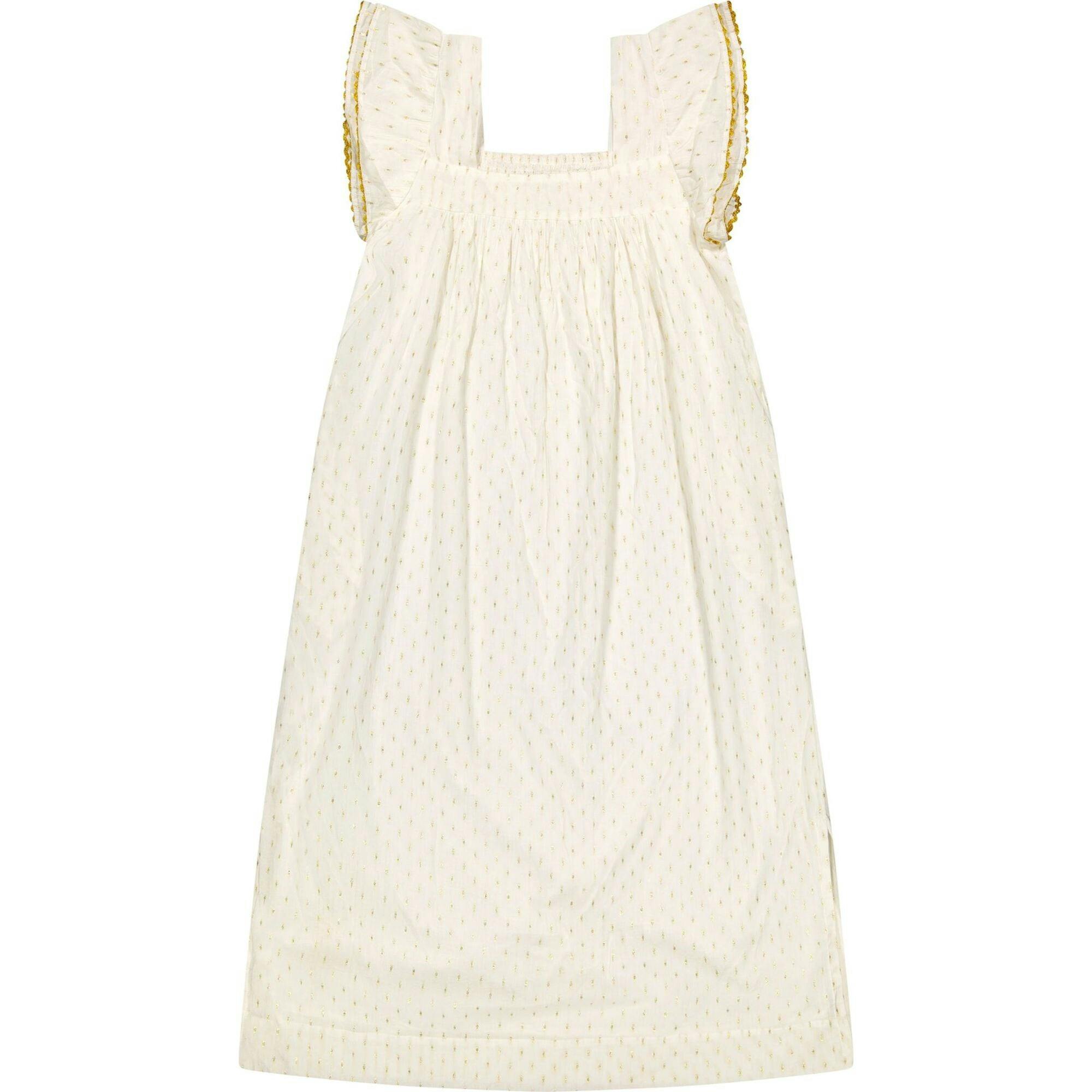 Maxi Sandrine Women's Dress Gold Dobby, Gold