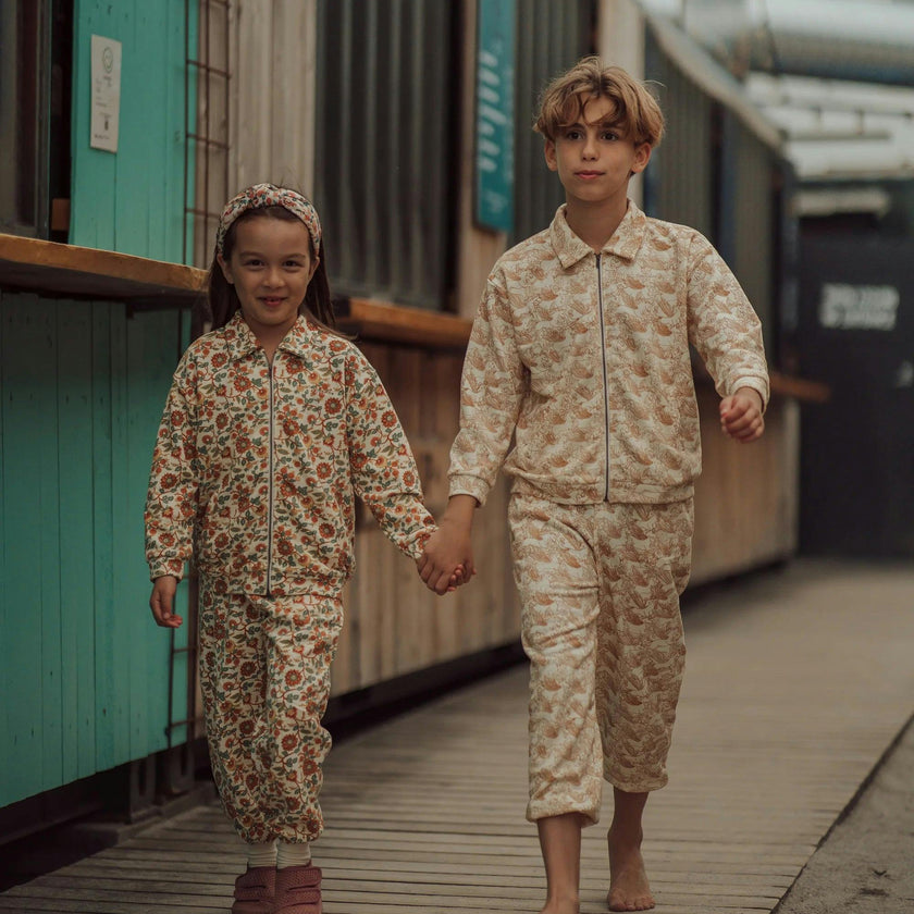 Tracksuit Pants | Organic Cotton Jersey - In Bloom